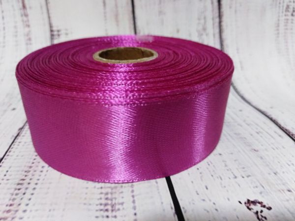 Лента атласная 2,5 см. Фиалковый