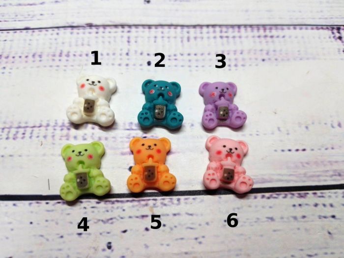 Серединка Ведмедики. Розмір до 2 см. №5