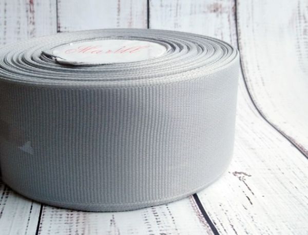 Стрічка репсова 40 мм №3 Сірий 1 м