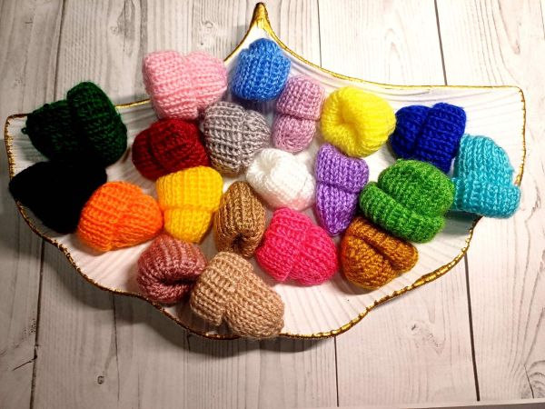 Шапочка асорті. Розмір 35*35 мм (Колір в коментарях)