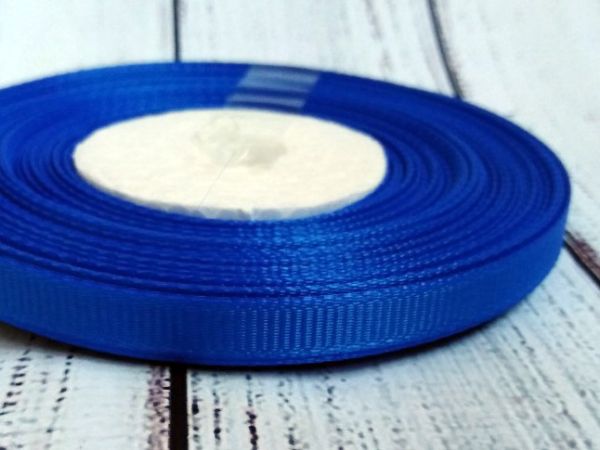 Стрічка репсова 6 мм №40 Синій 1 м