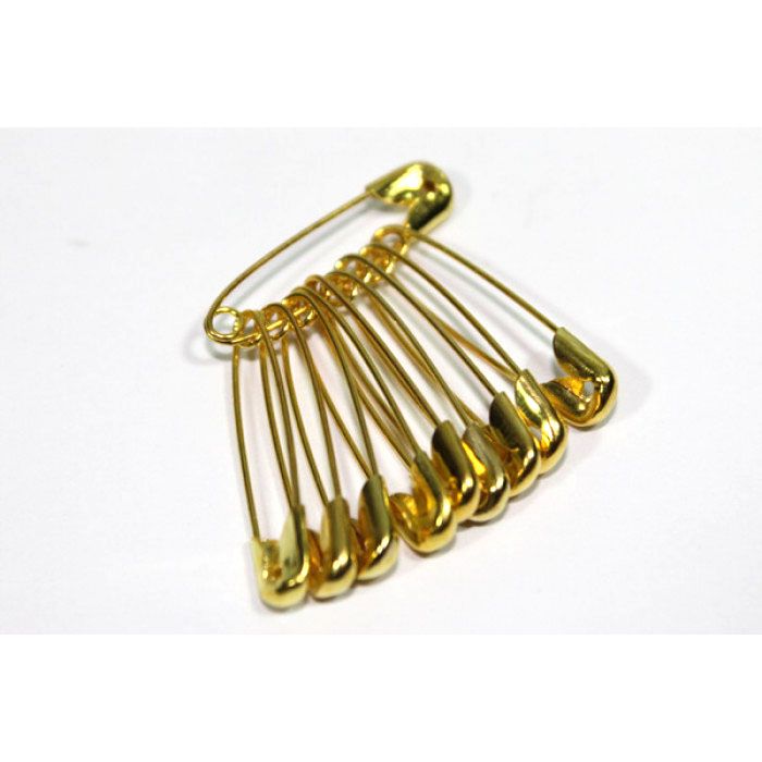 Булавки 20 мм Золотисті 10 шт