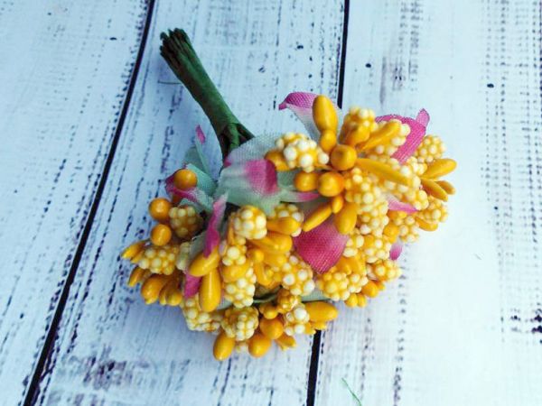 Тычинки "Кукурузка". Желтая