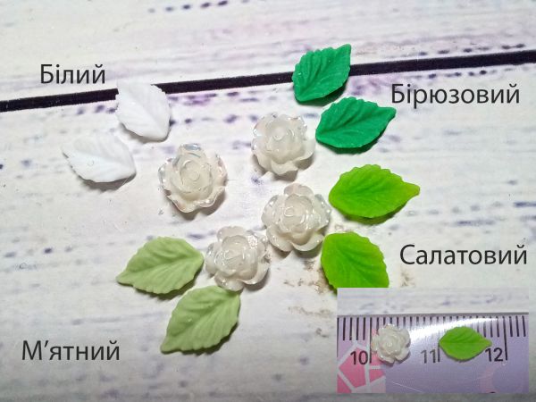 Листок маленький. М'ятний