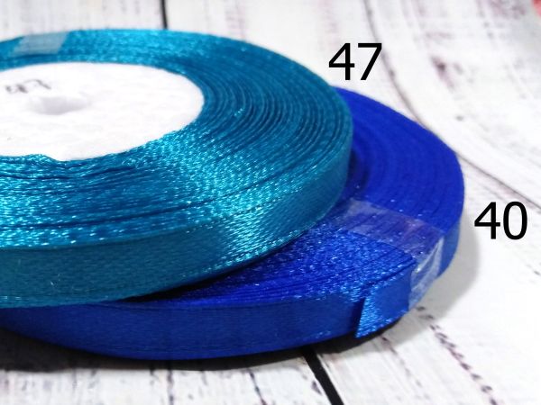 Стрічка атласна 6 мм. Моток 22,5 м. № 47