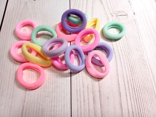 Резинка для волосся, безшовна, Candy  4 см,10 шт