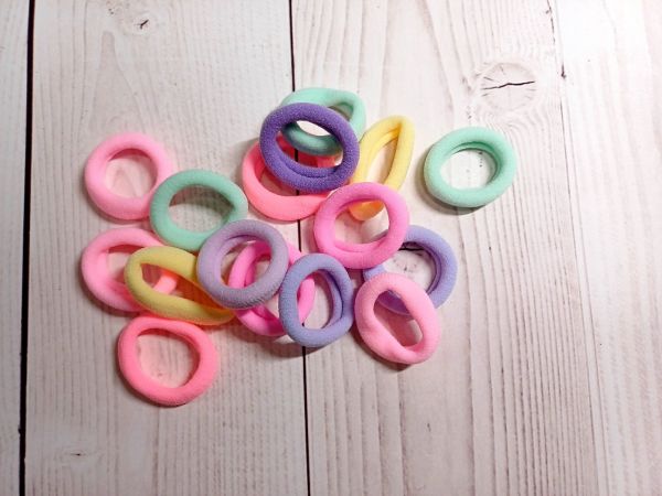 Резинка для волосся, безшовна, Candy  3,6 см,10 шт