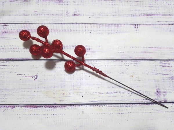 Гілочка з ягодами 18 см Черовна 1 шт