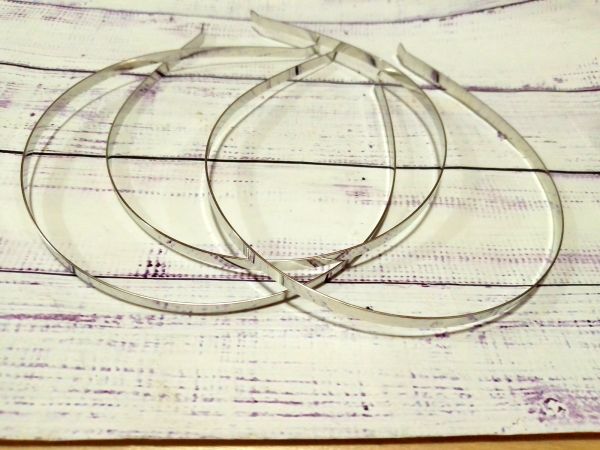 Обруч металевий 5 мм Сріблястий 1 шт